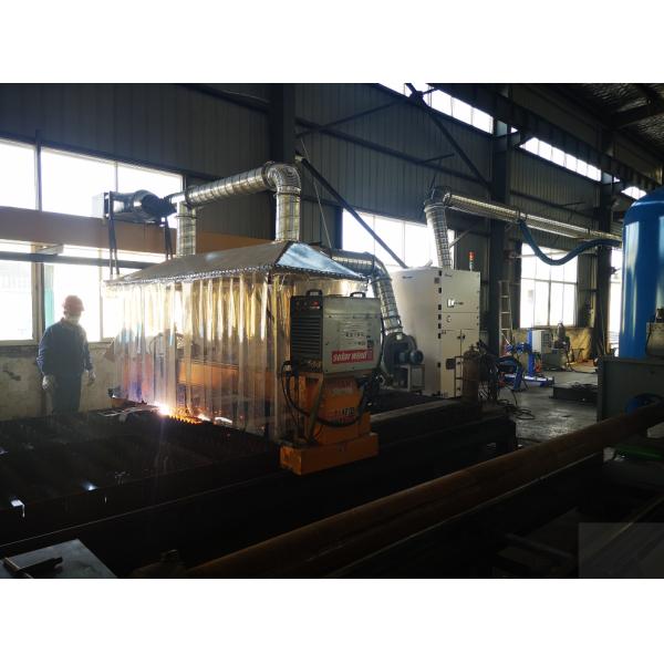 High Efficiency Plasma Cutting Fume Extractor Industrial Dust Collector System
