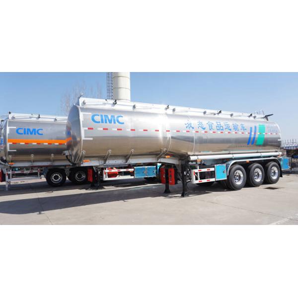 Mechanical Suspension 50000L Stainless Steel Tanker Trailer