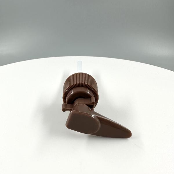 Bomba de loción de cerradura de aluminio de cinta lisa 24/410 para botellas cosméticas y duradera