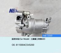 ISO OEM Compressor AC para veículos elétricos 8110004CSV0200 Compressor de ar condicionado Trumpchi GE3