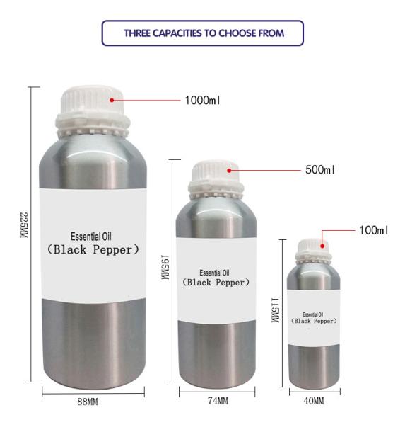 5ml Black Pepper Essential Oil Bulk Benefits Skin Nourishing MSDS OEM