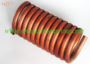 Pool / Spa Water Pumps Finned Tube Coils / Roll Forming Process Fin Coil