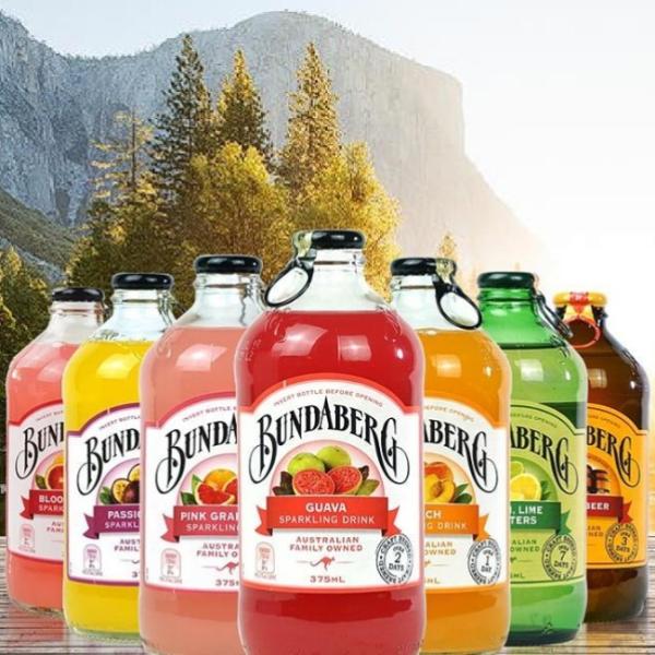 Бутылка 13oz напитка лимонадов Австралии Bundaberg 375ml стеклянная