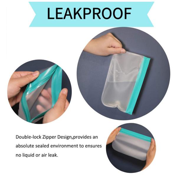 Сумка овоща PEVA упаковывая, 22.9*20.9cm замороженные сумки молнии с логотипом