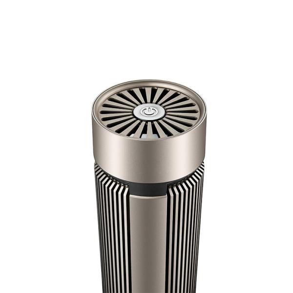 UVC LED Quiet Car Air Purifier Remove 99.97% Dust Smoke CE Certificate