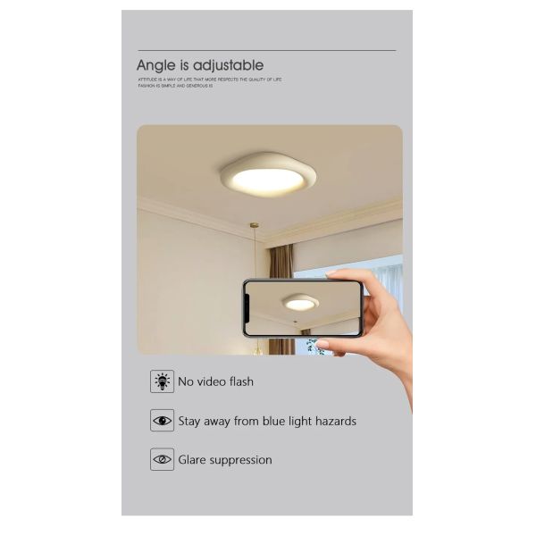 Children's Room Lights Minimalist dining room lighting Bedroom Resin white ceiling light(WH-MA-296)