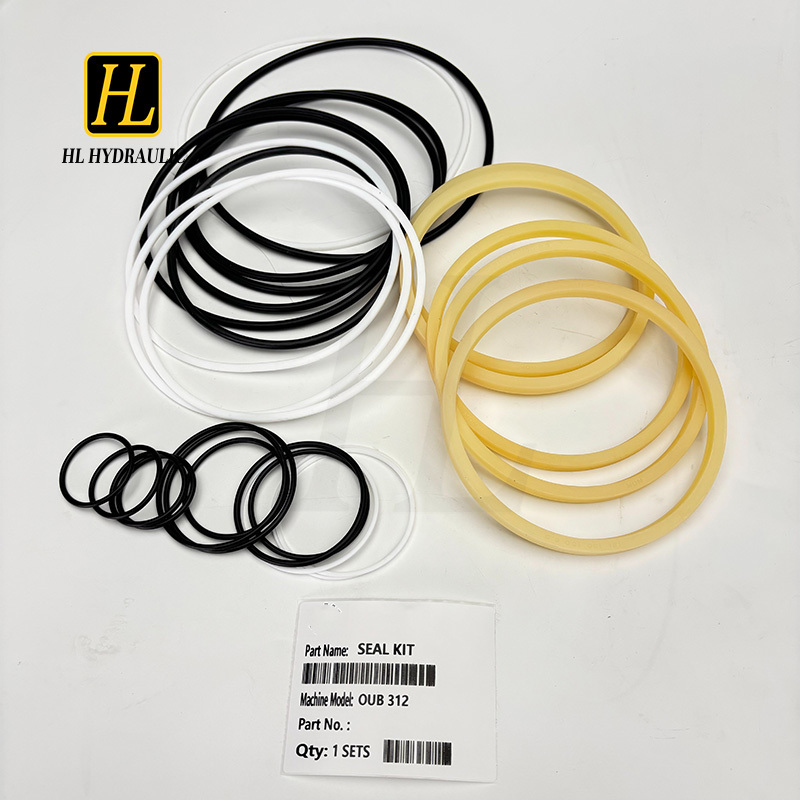 OUB312 Okada Hydraulic Breaker Complete Seal Set with Full Coverage & Anti-Deformation Hydraulic System Components