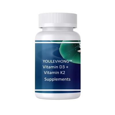 Supports Bone Teeth,Muscle STRONG Immune Health Daily Vitamin D3 K2 Supplement Capsules 60 Capsules Dietary Supplement