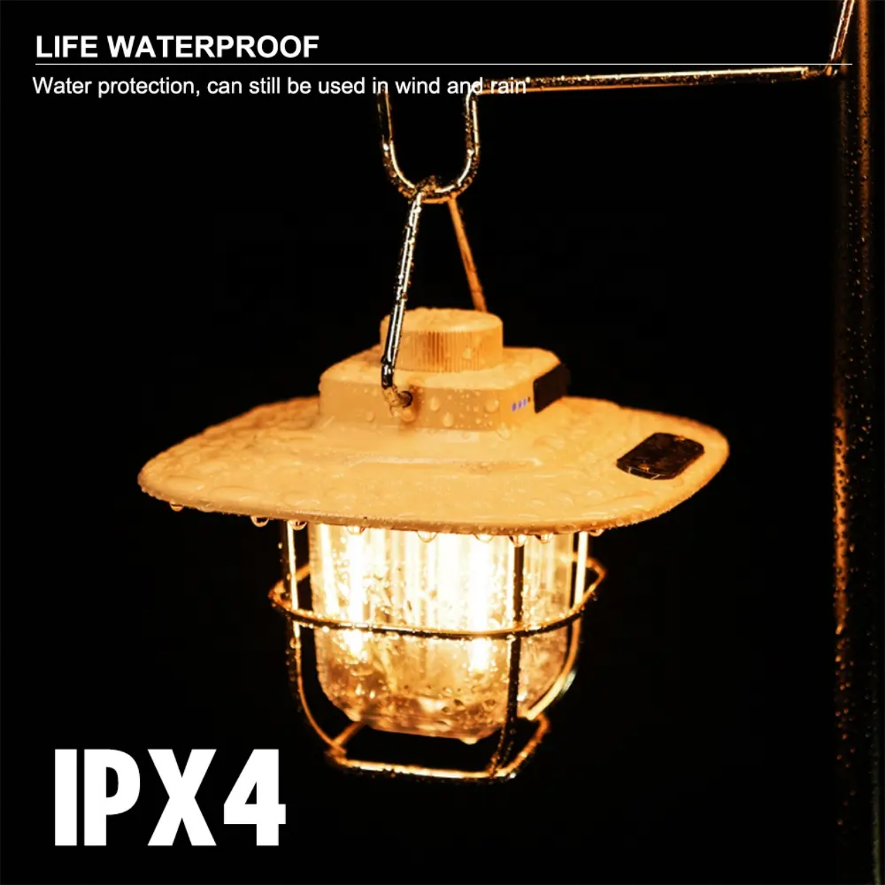 2026 Factory Wholesale Led Retro Outdoor Waterproof Multifunctional Lighting Camping Lamp Hand-held Camp Light Lantern