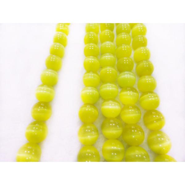 8-16mm Mix Styles Colorful Semi Precious Gem Beads, Round Cat Eye Beads