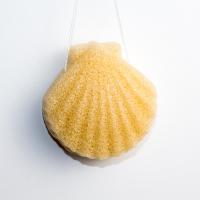 A esponja Konjac do chá verde do chuveiro remove a esponja lisa do limpador da pele da pústula