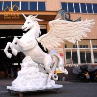 Modèle de cheval volant artificiel électrique pour la décoration de parc d'animaux et de centre commercial