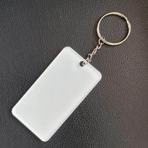 DIY Personalized Sublimation Blank Acrylic Keychains For Sublimation Photos Printing