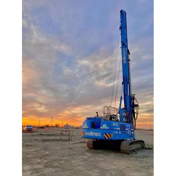 Diesel Soilmec SR75 Rotary Rig with 1500mm Drilling Diameter in Good Working Condition