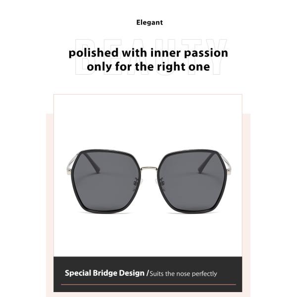 OEM объектива 23g поликарбоната больших солнечных очков рамки металла Unisex