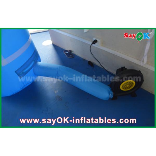 Inflatable Rainbow Arch Customized Blue Inflatable Arch Velcro Print Event Inflatable Finish Line