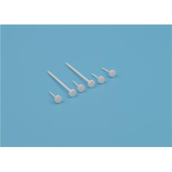 Smooth Polished Small Zirconia Ceramic Pins White with High Density Durable