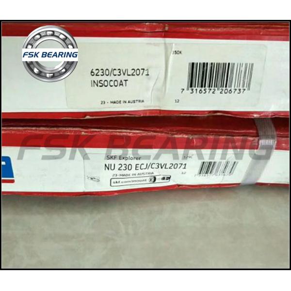 European Market NU 210 ECM/C3HVA3091 INSOCOAT Cylindrical Roller Bearings 50*90*20mm For Traction Motor