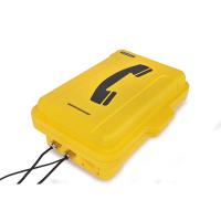 IP68 Telefone industrial à prova de intempéries com ecrã LCD opcional e botões metálicos
