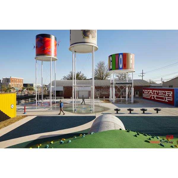 SCULPTURE of Outdoor Children's Playground Construction and Park Amusement Facilities