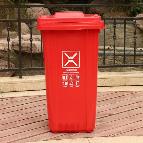Outdoor Storage Shed Wheelie Bin Rubber Wheels Heavy Duty Plastic Dustbin