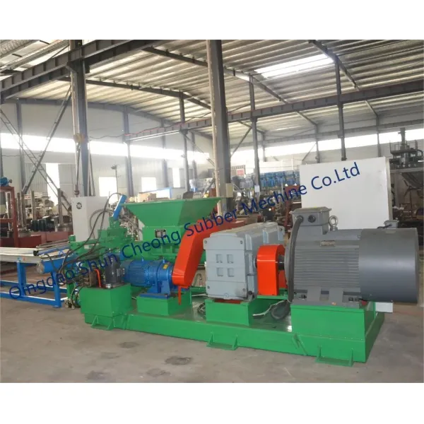 Double-heads Rubber Strainer Extruder/Force Feeding Rubber Strainer Machine with Double Head