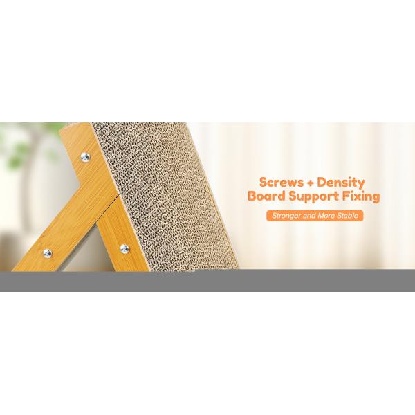 MEOW LOVE Luxury Retro Style Cat Scratch Board Sustainable Corrugated Paper Pet Bed for Small Animals Comfortable Modern  Sofa