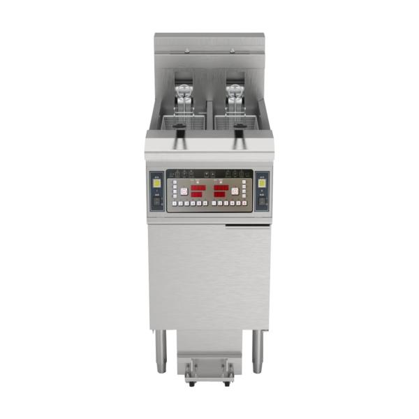 Electric chicken fryer machine commercial Fast Food Pressure Potato Chips Snacks Double Tank