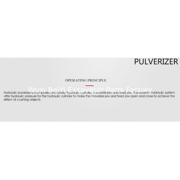 BEIYI HC120 excavator attachment hydraulic pulverizer plier demolition pulverizer concrete