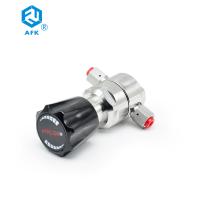 Valve de régulation de pression de haut d'écoulement azote à haute pression de l'oxygène avec le magnétoscope adaptant 1/4inch