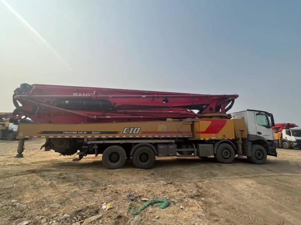 20 ans Sanyi 62m pompes à béton camions avec Mercedes-Benz châssis camions AWP pompe à béton hydraulique