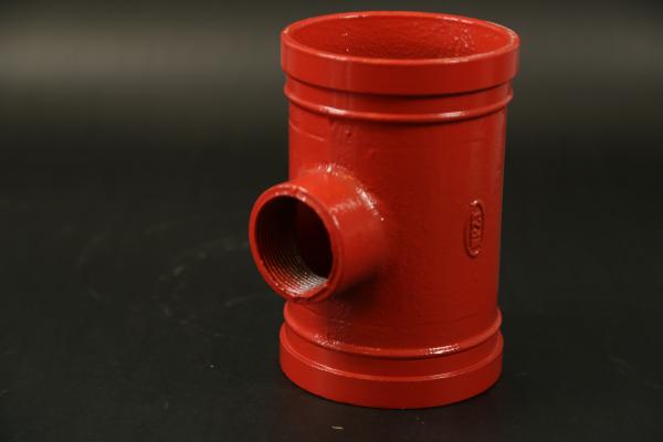 XGQT04-114xRc1 ½-2.5 Ductile Iron Tee Grooved for Piping System