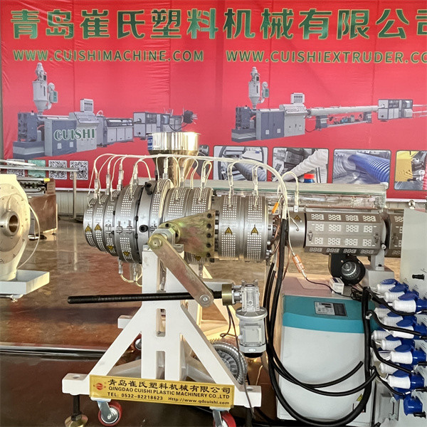 Производитель PE 110-315mm PE трубопроводная линия pp трубопроводная экструзионная линия SJ75/38 экструдер