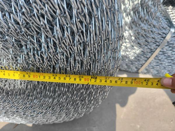 Gasoducto de petróleo submarino malla de alambre reforzado de 2,4 mm malla de hormigón galvanizado soldado