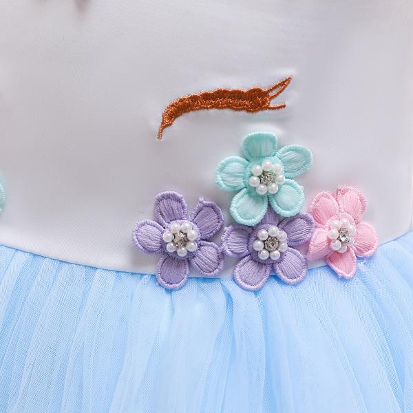 A Line Flower Holiday Birthday Wedding Party Dresses 14years Size