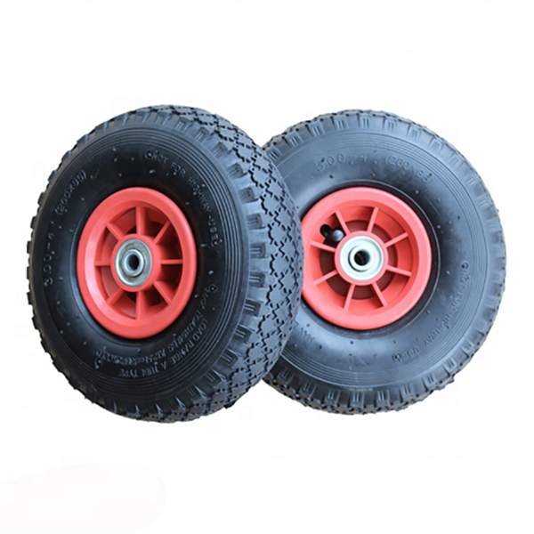 3.00-4 10 Inch Sack Truck Wheels Hand Trolley Wheels Pneumatic OEM 240mm