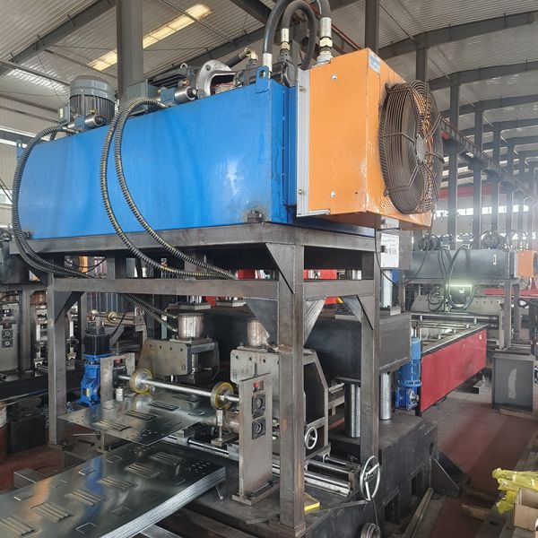 Cable Tray Roll Forming Machine, PLC Control, Automatic Cutting & Stacking, for Tray Production Line