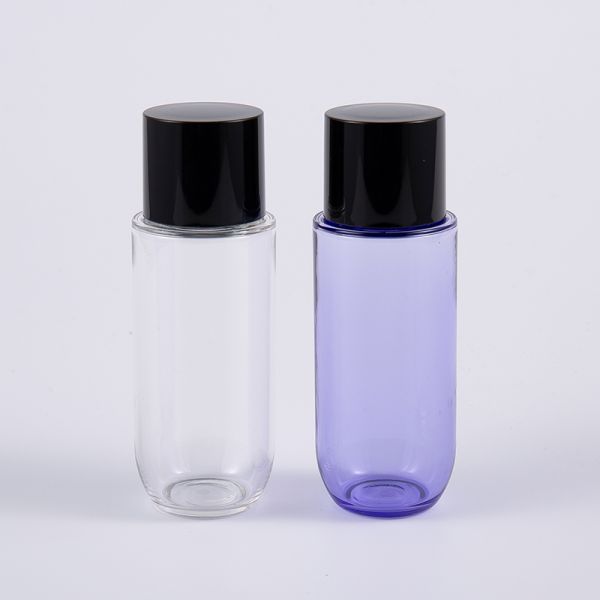 Sample Gift PETG Cosmetic Bottles Sleek Round Clear 20ml