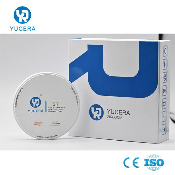 Диски Zirconia материалов 43% зубного имплантата просвечивающие зубоврачебные