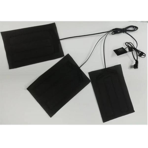 Custom Clothes Heating Pads 3pcs Waterproof Flexible Electric Sheet size 12x18cm