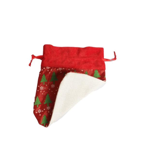 Customizable Sublimation Christmas Bags Santa Claus Gift Bag