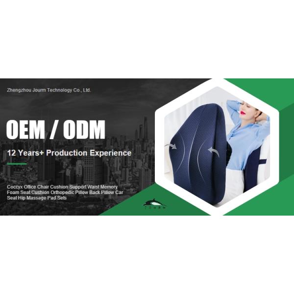 Memory Foam Seat Cushion Orthopedic Pillow Back Pillow Car Seat Hip Massage Pad Sets