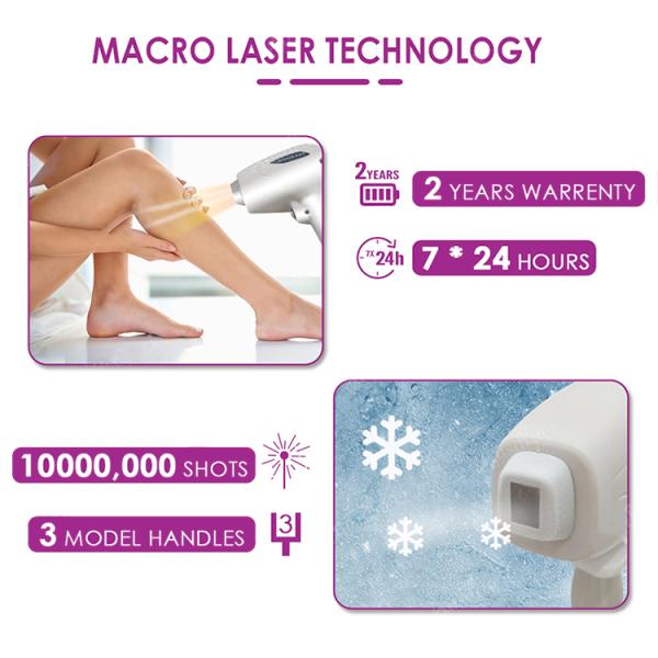 Portable Multifunction 808nm Diode Laser Hair Removal Beauty Machine And Skin Resurfacing