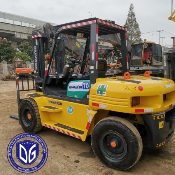 7 тонн Использованный вилочный погрузчик Komatsu