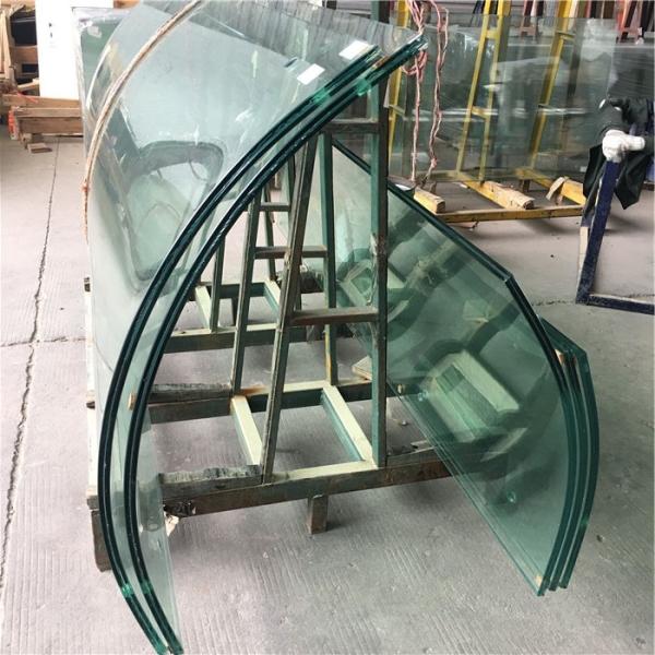 Bent Curved Glass Curved Laminated Glass Plates Thickness 8mm 10mm 12mm Decorative Architectural Glass Hot Bent Glass ODM / OEM Support