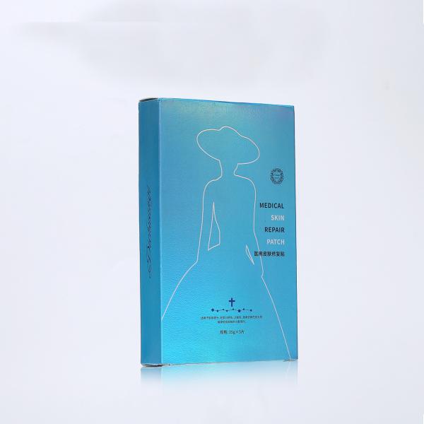 Facial Masks Cosmetic Packaging Box Water Resistance  UV Coating Custom Skin Care Boxes