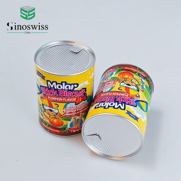 OEM Food Paper Cans Packaging Moisture Proof Cylindrical Paper Tube Anti Squeezing