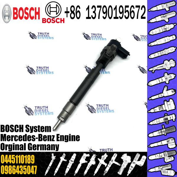 Injetor comum diesel novo original A6110701487 0445110189 do trilho para os MOTORES TD 22 da FORÇA