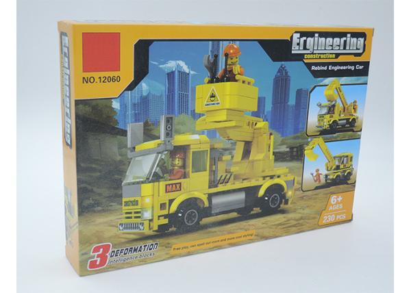 Popular Building And Construction Toys Robot Truck 3 Deformation Yellow Color