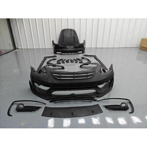 MSY Panamera 971 Body Kit Red Carbon Fiber Replace Front Bumper Spoiler Widebody Kit